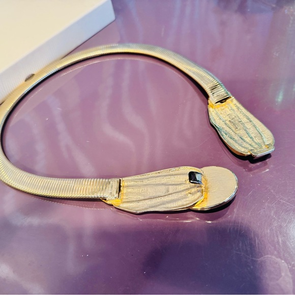Rare Vintage Gold Stretch Stone Belt AcessoCraftNYC